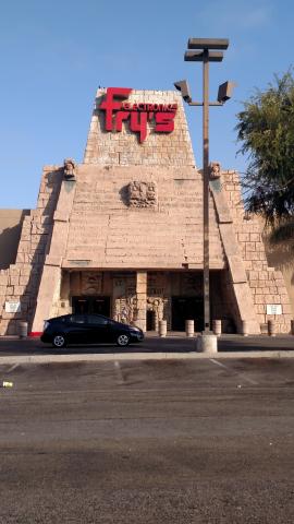 Ancient Aztec Fry's Corporate Headquarters Pyramid